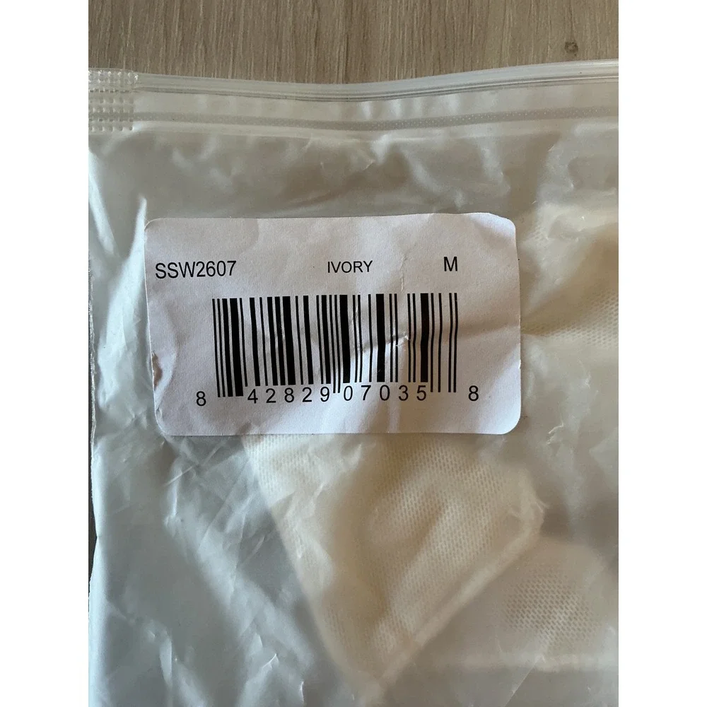 Andrea Iyamah One Piece Swimsuit Ivory Size Medium New With Tags